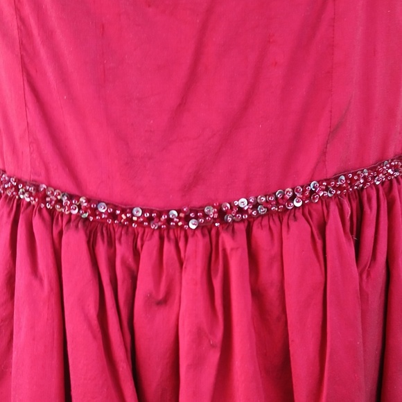 Dimples of LA Silk Special Occasion Dress Sz 8 EUC - Picture 5 of 8